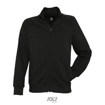 Φωτογραφία από μπροστά από Sundae - Ανδρική ζακέτα φούτερ σε χρώμα Black