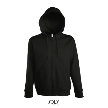 Φωτογραφία από μπροστά από Seven Men 3XL - Ανδρική ζακέτα με κουκούλα σε χρώμα Black