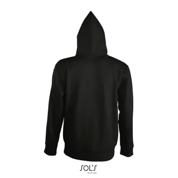 Φωτογραφία από πίσω από Seven Men 3XL - Ανδρική ζακέτα με κουκούλα σε χρώμα Black