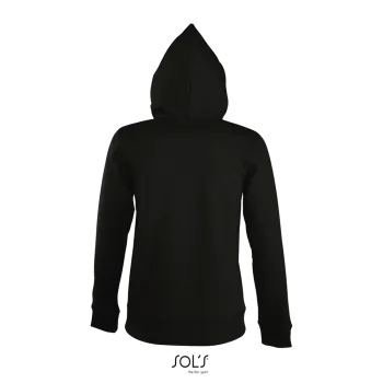 Φωτογραφία από πίσω από Seven Women - Γυναικεία ζακέτα με κουκούλα σε χρώμα Black