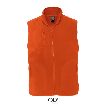 Φωτογραφία από μπροστά από Norway 3XL - Unisex γιλέκο fleece σε χρώμα Orange