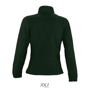 Φωτογραφία από πίσω από North Women - Γυναικεία ζακέτα fleece σε χρώμα Fir Green