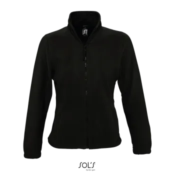 Φωτογραφία από μπροστά από North Women - Γυναικεία ζακέτα fleece σε χρώμα Black