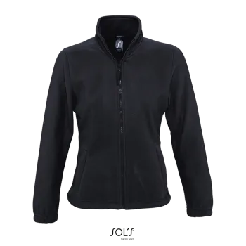 Φωτογραφία από μπροστά από North Women - Γυναικεία ζακέτα fleece σε χρώμα Charcoal Grey