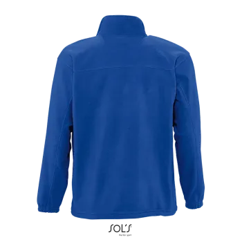 Φωτογραφία από πίσω από North 4-5XL - Ανδρική ζακέτα fleece σε χρώμα Royal Blue