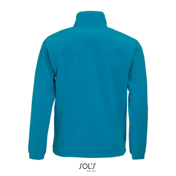 Φωτογραφία από πίσω από North 4-5XL - Ανδρική ζακέτα fleece σε χρώμα Aqua