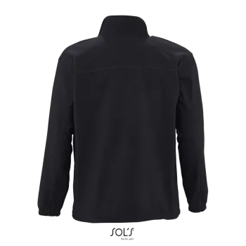 Φωτογραφία από πίσω από North 4-5XL - Ανδρική ζακέτα fleece σε χρώμα Charcoal Grey