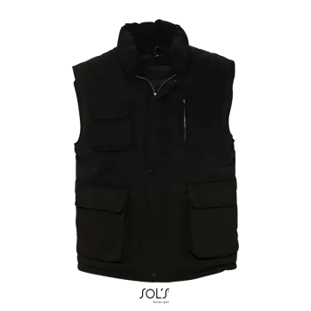 Φωτογραφία από μπροστά από Viper 3-5XL - Unisex γιλέκο σε χρώμα Black