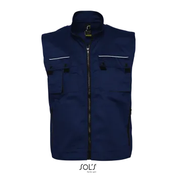 Φωτογραφία από μπροστά από Zenith Pro - Γιλέκο εργασίας σε χρώμα Navy Pro