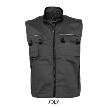 Φωτογραφία από μπροστά από Zenith Pro - Γιλέκο εργασίας σε χρώμα Dark Grey