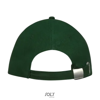 Φωτογραφία από πίσω από Buffalo - Εξάφυλλο καπέλο τζόκεϊ σε χρώμα Bottle Green