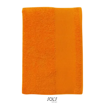 Φωτογραφία από μπροστά από Island 100 - Πετσέτα μπάνιου μεγάλη σε χρώμα Orange