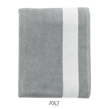 Φωτογραφία από μπροστά από Lagoon - Πετσέτα θαλάσσης σε χρώμα Pure Grey