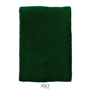 Φωτογραφία από μπροστά από Island 30 - Πετσέτα χεριών επισκεπτών σε χρώμα Bottle Green
