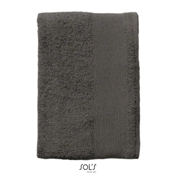 Φωτογραφία από μπροστά από Island 30 - Πετσέτα χεριών επισκεπτών σε χρώμα Dark Grey