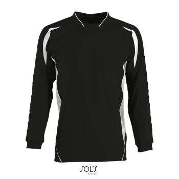 Φωτογραφία από μπροστά από Azteca - Unisex μπλούζα τερματοφύλακα σε χρώμα Black-White