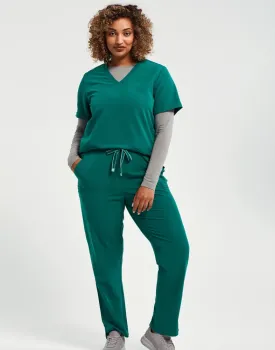 Τέταρτη φωτογραφία από 'Invincible' - Γυναικεία ελαστική μπλούζα νοσηλευτικής Onna σε χρώμα Clean Green