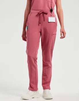 Τρίτη φωτογραφία από 'Relentless' - Γυναικείο ελαστικό cargo παντελόνι νοσηλευτικής Onna σε χρώμα Calm Pink