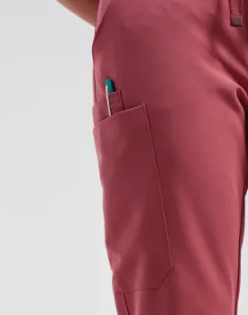 Όγδοη φωτογραφία από 'Relentless' - Γυναικείο ελαστικό cargo παντελόνι νοσηλευτικής Onna σε χρώμα Calm Pink