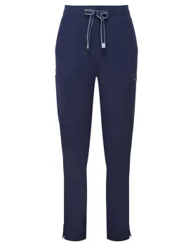 Τέταρτη φωτογραφία από 'Relentless' - Γυναικείο ελαστικό cargo παντελόνι νοσηλευτικής Onna σε χρώμα Navy