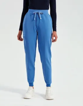 Δεύτερη φωτογραφία από 'Energized' - Γυναικείο ελαστικό παντελόνι νοσηλευτικής Jogger Onna σε χρώμα Ceil Blue