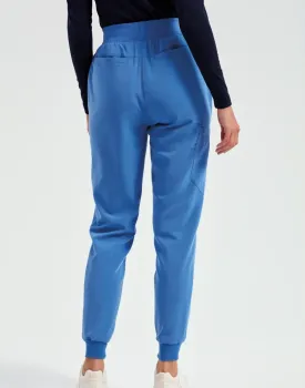 Πέμπτη φωτογραφία από 'Energized' - Γυναικείο ελαστικό παντελόνι νοσηλευτικής Jogger Onna σε χρώμα Ceil Blue