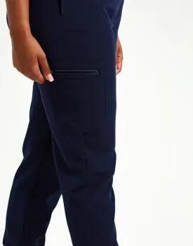 Έβδομη φωτογραφία από 'Energized' - Γυναικείο ελαστικό παντελόνι νοσηλευτικής Jogger Onna σε χρώμα Navy