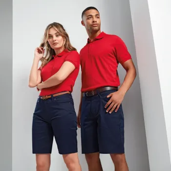 Τέταρτη φωτογραφία από 'Performance' - Ανδρική βερμούδα chino σε χρώμα Navy