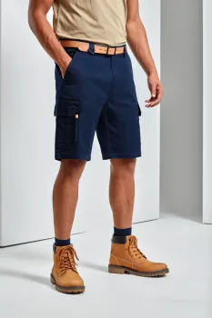 Πέμπτη φωτογραφία από PR564 - Ανδρική βερμούδα cargo με τσέπες σε χρώμα Navy