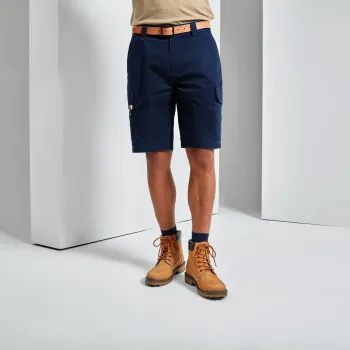 Έβδομη φωτογραφία από PR564 - Ανδρική βερμούδα cargo με τσέπες σε χρώμα Navy