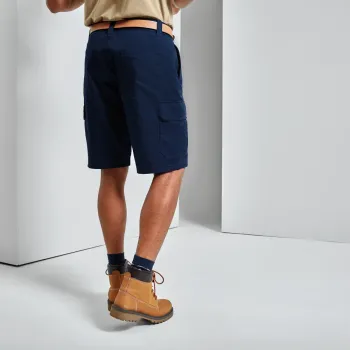 Όγδοη φωτογραφία από PR564 - Ανδρική βερμούδα cargo με τσέπες σε χρώμα Navy