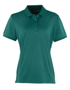 Δεύτερη φωτογραφία από PR616 - Γυναικείο πόλο πικέ Coolchecker® σε χρώμα Bottle Green