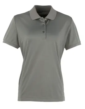 Δεύτερη φωτογραφία από PR616 - Γυναικείο πόλο πικέ Coolchecker® σε χρώμα Dark Grey