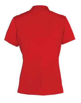 Τέταρτη φωτογραφία από PR616 - Γυναικείο πόλο πικέ Coolchecker® σε χρώμα Red