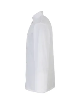 Τρίτη φωτογραφία από PR665 - Σακάκι σεφ μακρυμάνικο με τρουκς σε χρώμα White