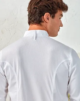 Πέμπτη φωτογραφία από PR903 - Σακάκι σεφ μακρυμάνικο διαπνέον Coolchecker® σε χρώμα White