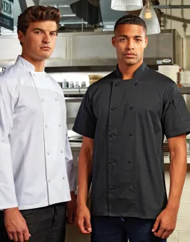 Έκτη φωτογραφία από PR903 - Σακάκι σεφ μακρυμάνικο διαπνέον Coolchecker® σε χρώμα White