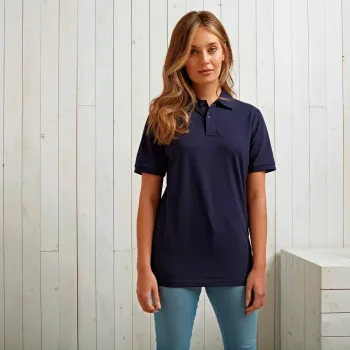 Τρίτη φωτογραφία από 'Essential' - Unisex πόλο σε χρώμα Navy