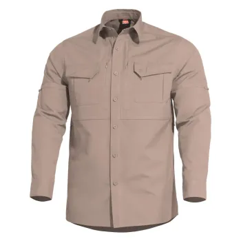 Φωτογραφία Plato Shirt σε Khaki χρώμα