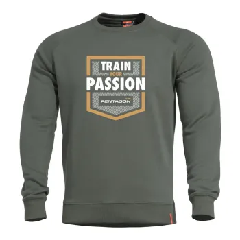 Φωτογραφία Hawk Sweater σε Olive Green χρώμα
