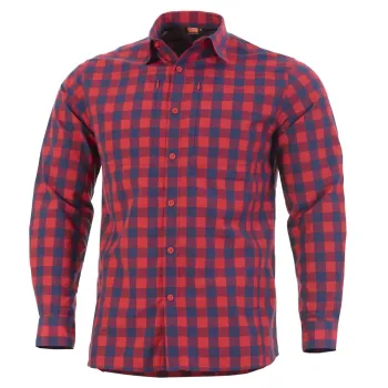 Φωτογραφία Qt Tactical Shirt σε Red Checks χρώμα