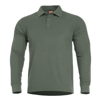 Φωτογραφία Aniketos Long Polo σε Camo Green χρώμα