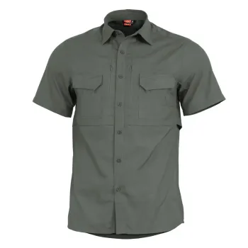 Φωτογραφία Plato Shirt Short σε Camo Green χρώμα