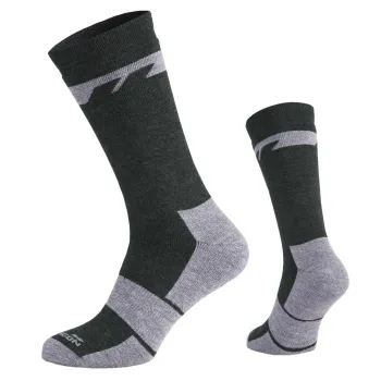 Φωτογραφία Alpine Merino Socks Heavy σε Olive Green χρώμα
