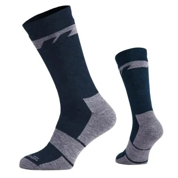Φωτογραφία Alpine Merino Socks Heavy σε Navy Blue χρώμα