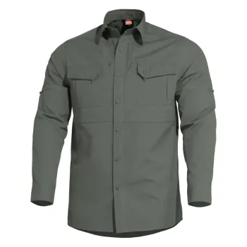 Φωτογραφία Plato Shirt σε Camo Green χρώμα