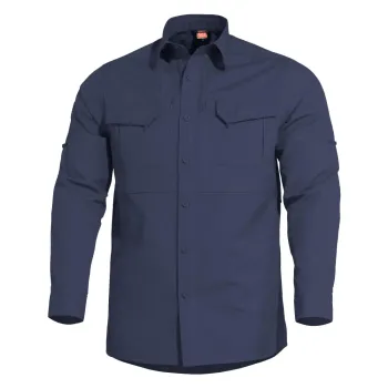 Φωτογραφία Plato Shirt σε Midnight Blue χρώμα