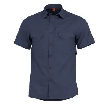 Φωτογραφία Plato Shirt Short σε Midnight Blue χρώμα