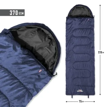 Φωτογραφία Major Sleeping Bag 370gr/M² σε Midnight Blue χρώμα