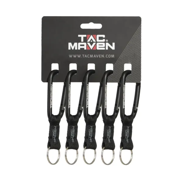 Φωτογραφία Carabiner 8μμ σε Black χρώμα